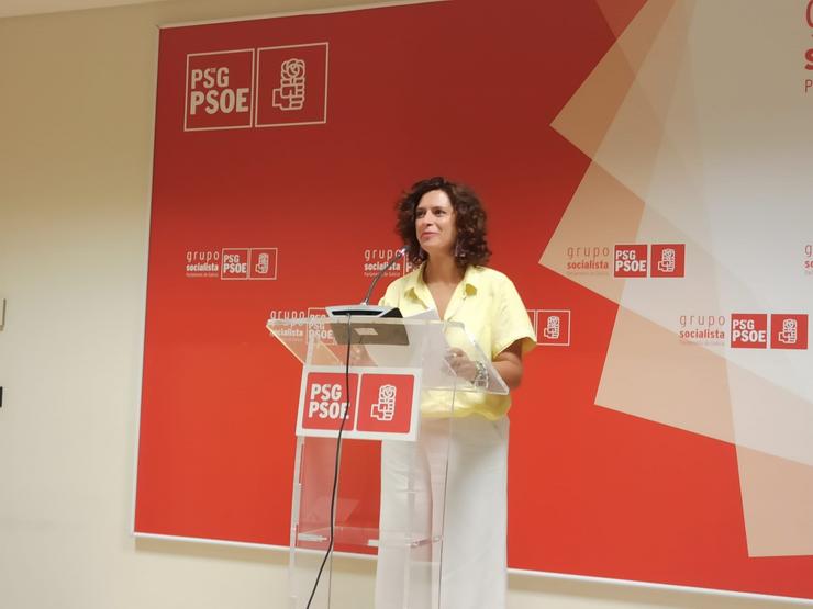 A deputada socialista Leticia Galego 
