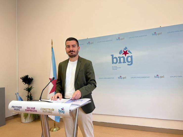 O deputado do BNG Daniel Castro / Europa Press / Europa Press