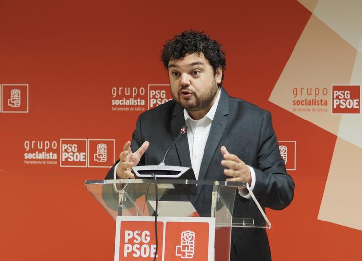 O viceportavoz parlamentario do PSdeG Julio Torrado / PSdeG.