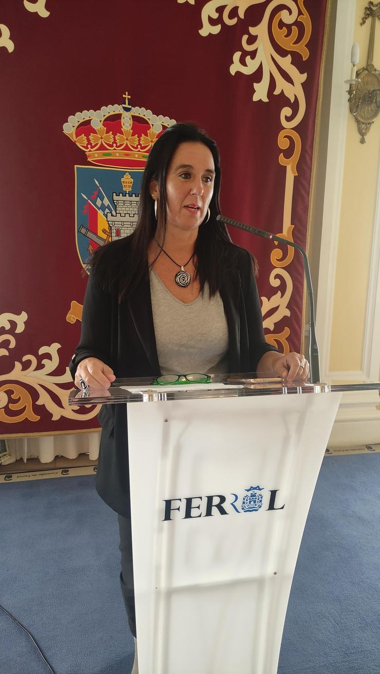 A concelleira de Benestar Social do Concello de Ferrol, Eva Martínez. CONCELLO DE FERROL