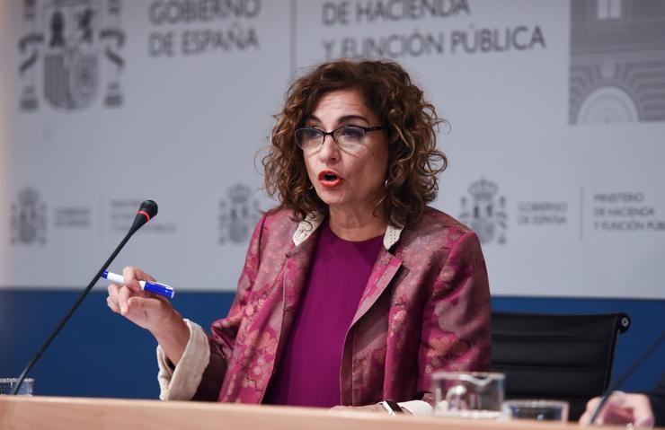 A ministra de Facenda e Función Pública, María Jesús Montero.  Gustavo Valente - Europa Press