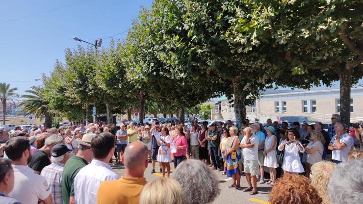 Concentración pola sanidade pública en Sanxenxo / SOS Sanidade Sanxenxo