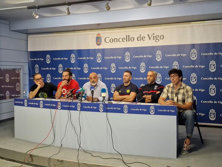 Rolda de prensa do comité de persoal do Concello de Vigo.. PEDRO DAVILA-EUROPA PRESS / Europa Press