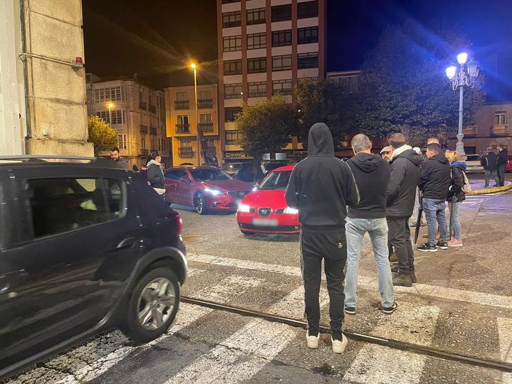 Piquetes impiden a entrada de traballadores de auxiliares ás instalacións de Navantia Ferrol, a 16 de outubro de 2023.. EUROPA PRESS CEDIDA / Europa Press