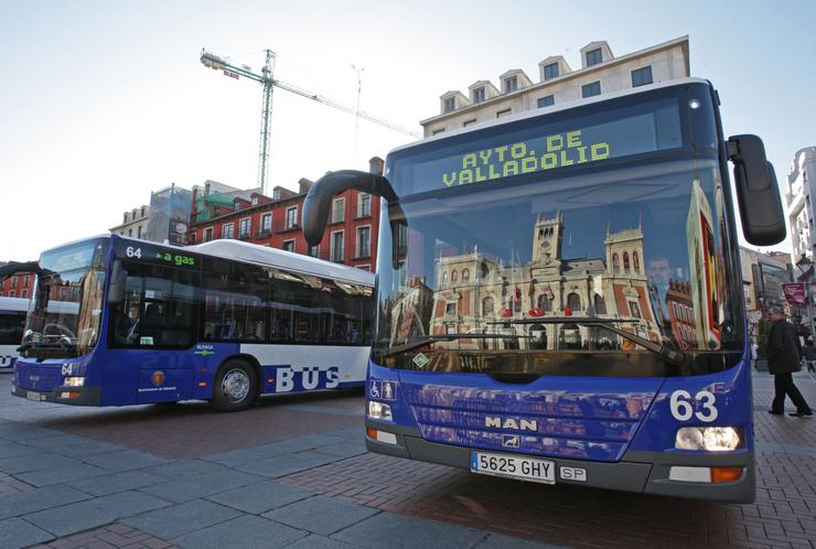 Autobuses de Auvasa en Valladolid / CONCELLO DE VALLADOLID - Arquivo