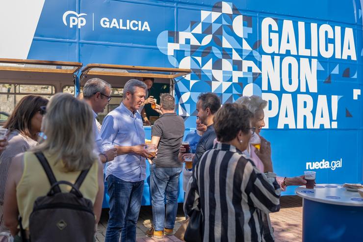 O presidente do PPdeG, Alfonso Rueda, inicia a campaña 