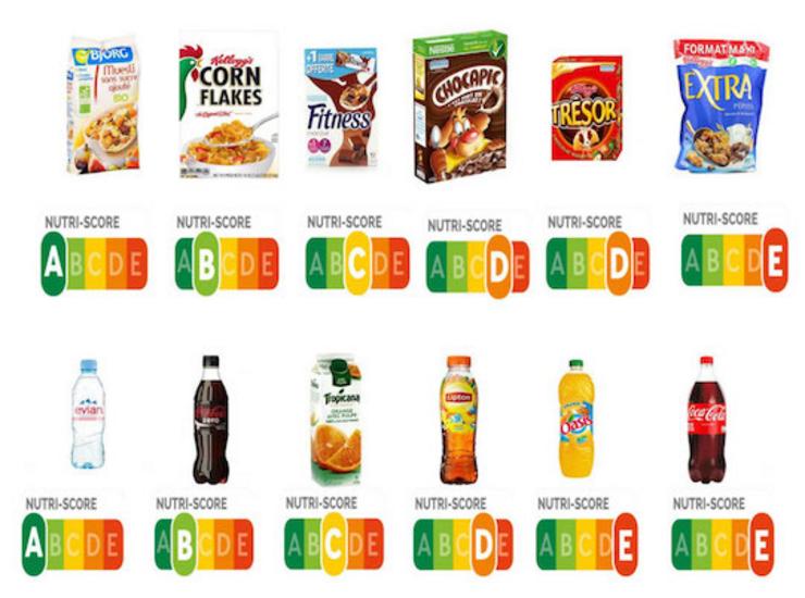 Produtos con etiquetado Nutri-Score 