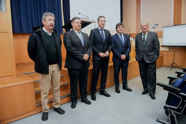 Presentaciòn dun informe sobre o crecemento azul no porto da Coruña. AUTORIDADE PORTUARIA DA CORUÑA / Europa Press