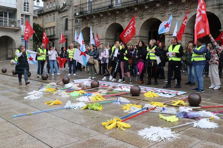 Concentración de fregonas 