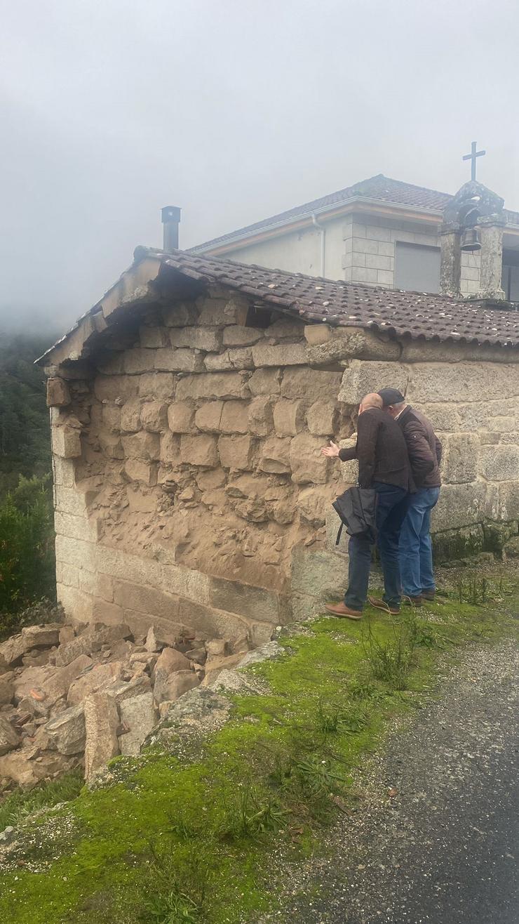 Capela de Pazos de Arenteiro, no concello ourensán de Boborás, sofre un derrube 