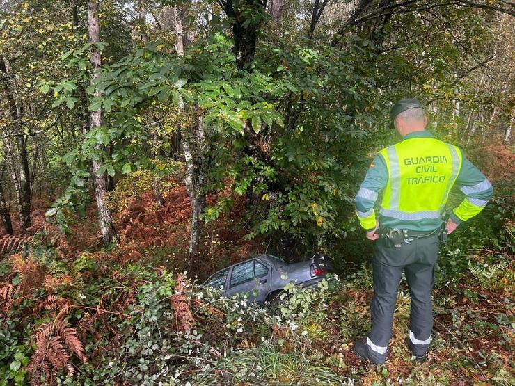 Accidente de tráfico en Guntín / GARDA CIVIL