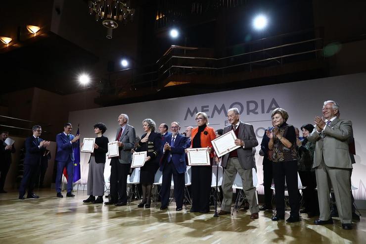 Pedro Sánchez preside o acto do  Día de Recordo e Homenaxe a todas as vítimas do golpe militar, a guerra e a ditadura 