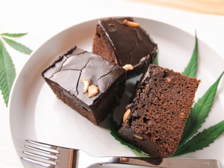 Brownie de cánnabis 