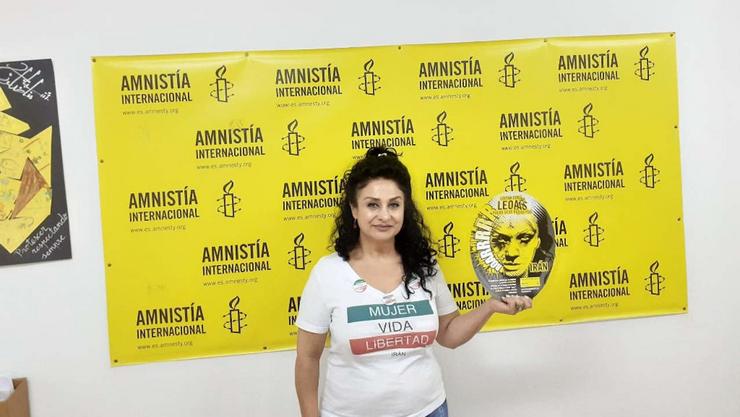 Nilufar Saberi, activista pro dereitos humanos en Irán