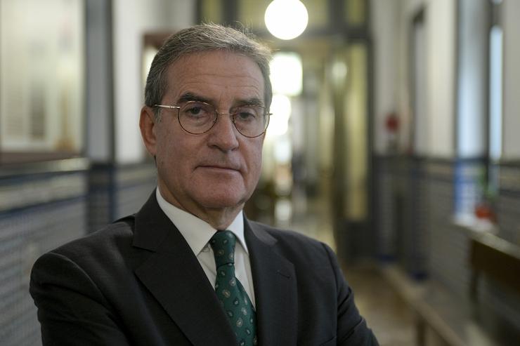 Arquivo - O novo presidente do Tribunal Superior de Xustiza de Galicia, José María Gómez e Díaz-Castroverde, antes de realizar a súa entrevista a Europa Press, en Galicia, a 27 de setembro de 2019.. M. Dylan - Europa Press - Arquivo / Europa Press