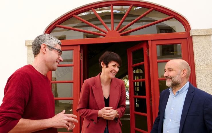 A portavoz nacional do BNG, Ana Pontón, durante unha visita a Ferrol / BNG