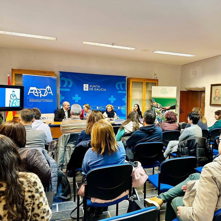 Presentación de 'Ourentónomos'. Foto: Asociación Empresarial de Profesionais e Autónomos.