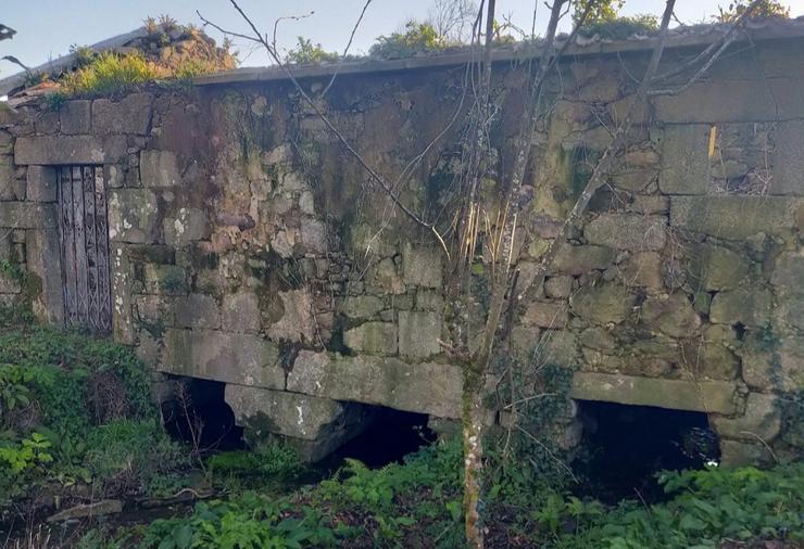 Un muíño no lugar de Barro, en Cordeiro, Valga 