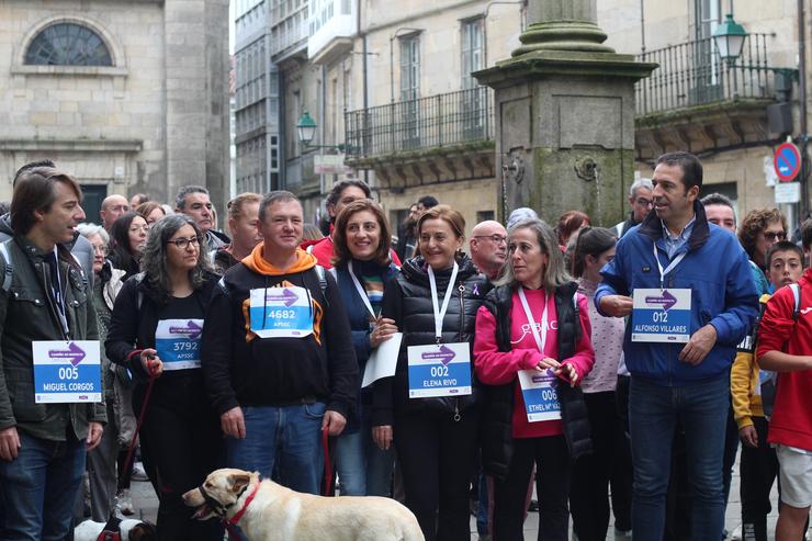 Camiñada 'Camiño ao respecto' contra a violencia de xénero. 