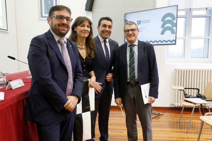 O presidente da Deputación de Pontevedra, Luís López, participa nunha xornada sobre prevención de conflitos. DEPUTACIÓN DE PONTEVEDRA / Europa Press