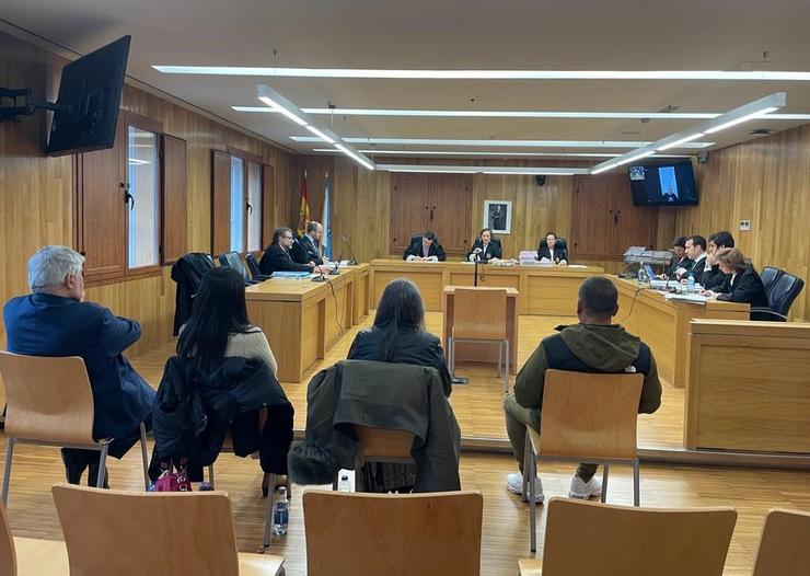 Vista da última sesión do xuízo celebrado na Audiencia Provincial de Lugo contra os responsables da empresa de seguridade Alcor por un delito contra os dereitos dos traballadores. En Lugo, a 29 de novembro de 2023 / Europa Press