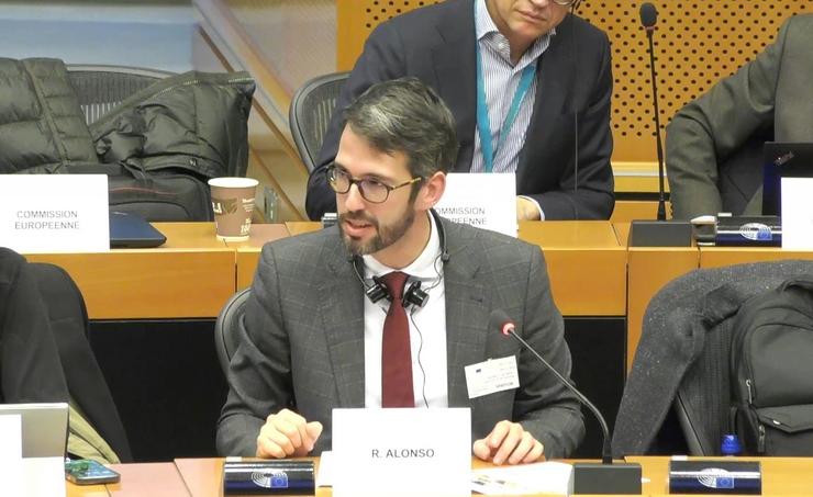 Roberto Alonso no Parlamento Europeo / ANFACO-CECOPESCA