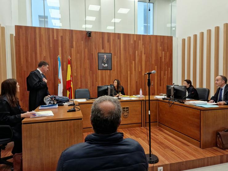 Imaxe do acusado durante o xuízo 