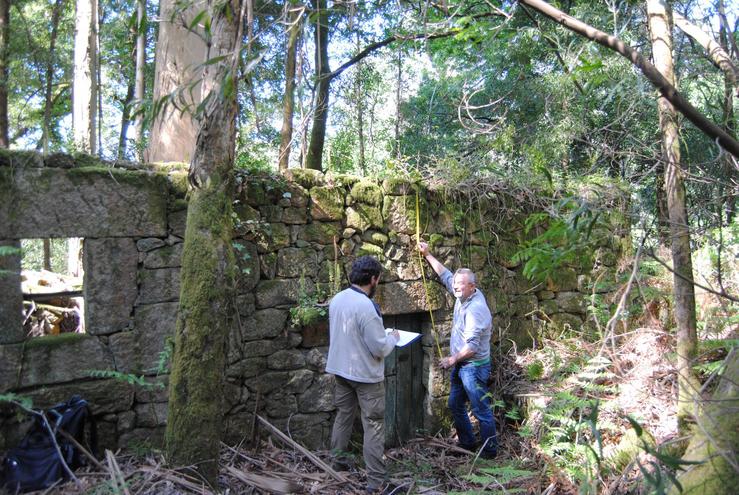 Investigación sobre o terreo do patrimonio de Cerponzóns 