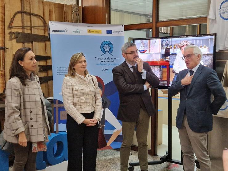 A Organización De Produtores De Pesca Fresca Do Porto E Ría De Marín (Opromar) Inaugurou Este Martes A Exposición 