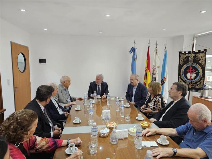 O presidente do Parlamento de Galicia, Miguel Ángel Santalices Vieira en Buenos Aires./ PARLAMENTO DE GALICIA / Europa Press