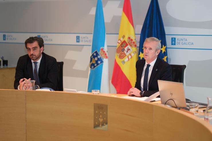 Rueda preside o Consello da Xunta.. Xunta de Galicia 