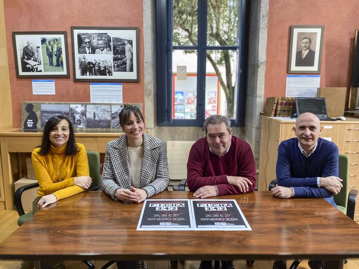 Presentación VI Xornadas de Novela Negra de Verín. Foto: Prensa Concello de Verín.