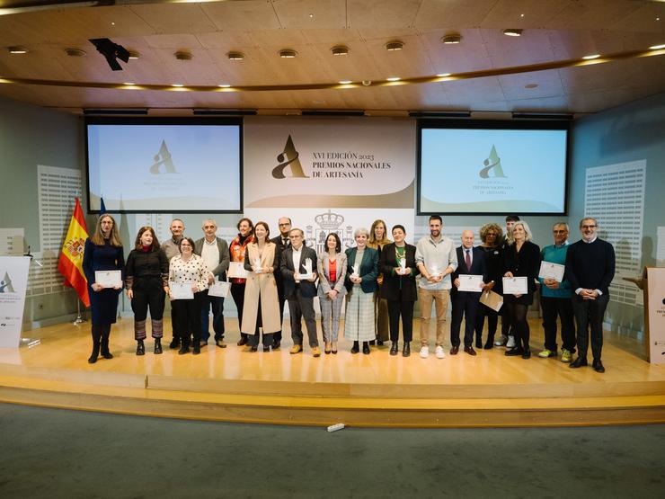 Premios Nacionais de Artesanía 2023.. MINISTERIO DE INDUSTRIA, COMERCIO / Europa Press