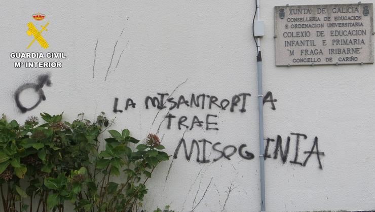 Pintadas contra feministas 