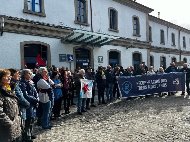 O BNG reclama a recuperación de "a totalidade dos servizos ferroviarios" de Galicia, incluíndo trens nocturnos.. BNG / Europa Press