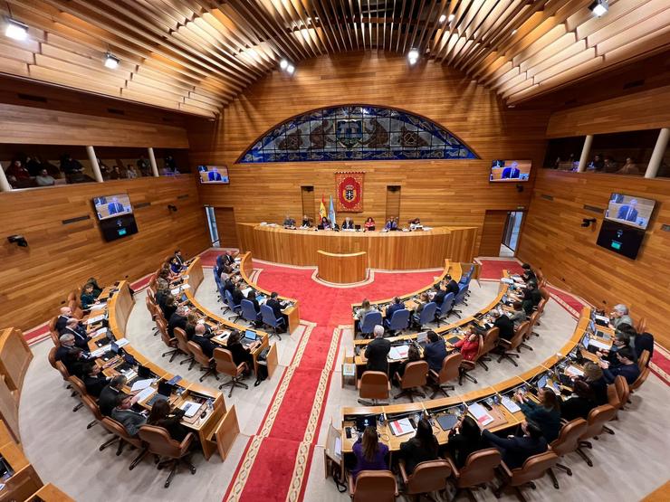Último pleno da lexislatura do XI Lexislatura do Parlamento de Galicia / Europa Press