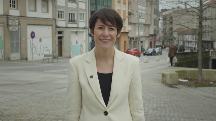 A portavoz nacional do BNG, Ana Pontón, durante a súa mensaxe de Fin de Ano / BNG -  Arquivo
