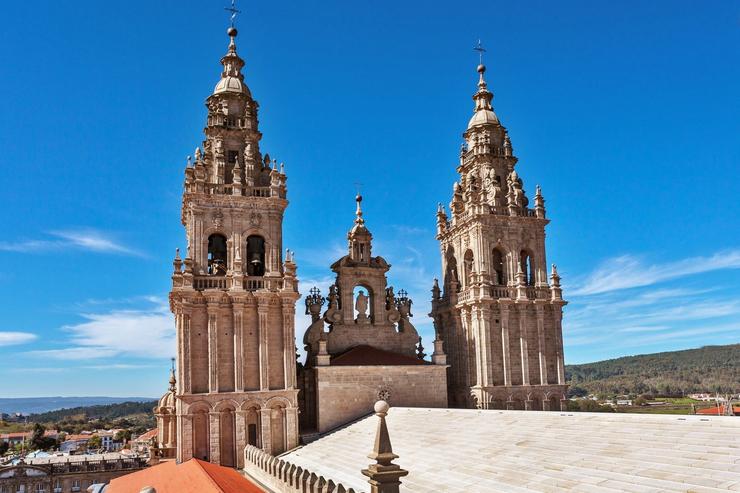 Torres da Catedral de Santiago de Compostela 