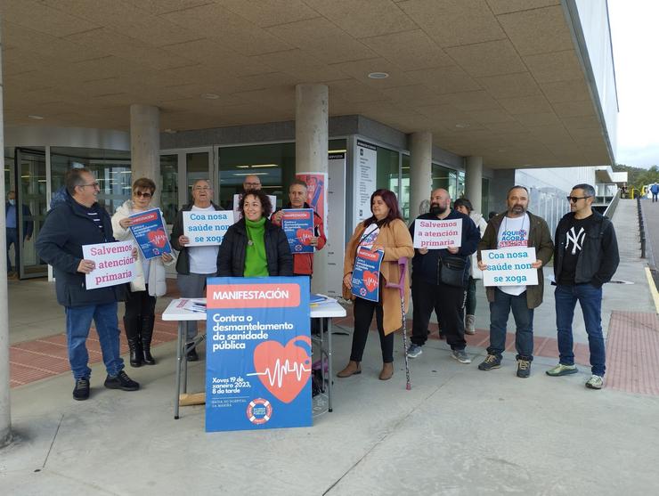 A Plataforma Sanitaria da Mariña presenta a mobilización prevista para o día 19 de xaneiro en Burela / PLATAFORMA SANITARIA A MARIÑA