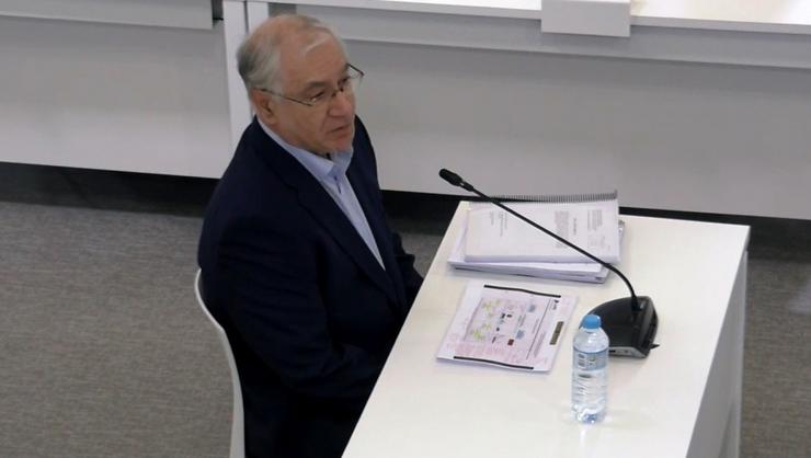 O perito xudicial Juan Carlos Carballeira, no xuízo do Alvia / Europa Press.