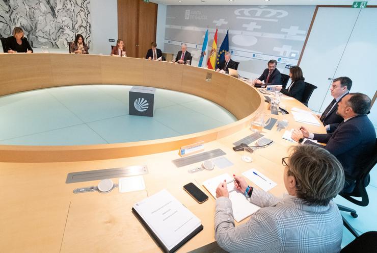 Rueda preside a reunión semanal do Consello / David Cabezón - Xunta de Galicia.