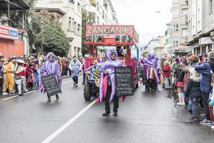 Desfile de Entroido 2018. Foto: Prensa Concello de Verín.