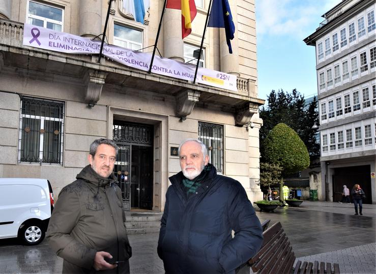 Os deputados do PP por Lugo, Jaime de Olano e Joaquín García.. PP / Europa Press