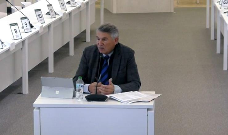 O perito de Adif Antonio Puyol, no xuízo do Alvia / Europa Press