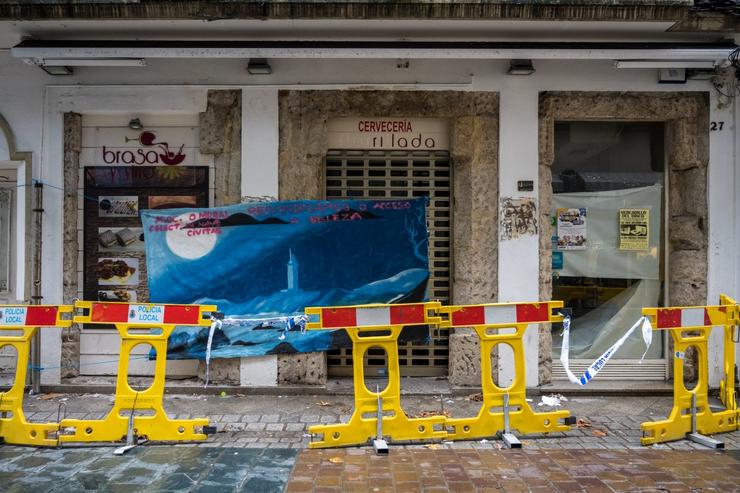 Murais Urbano Lugrís na rúa Olmo da Coruña / Marea Atlántica - Arquivo