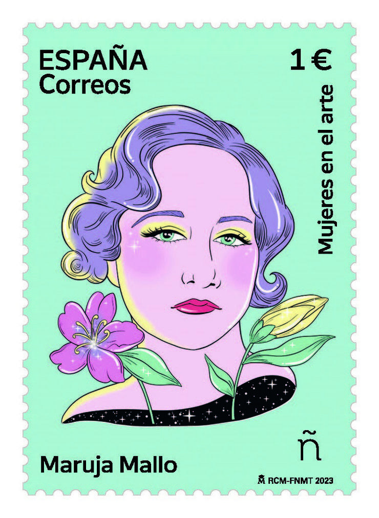Correos emite un selo dedicado á pintora Maruja Mallo, dentro da serie #8MTodoElAño / CORREOS 