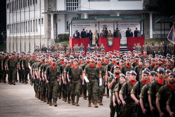 Toma de mando do novo xefe da Brilat, o xeneral Alfonso Pardo de Santayana 