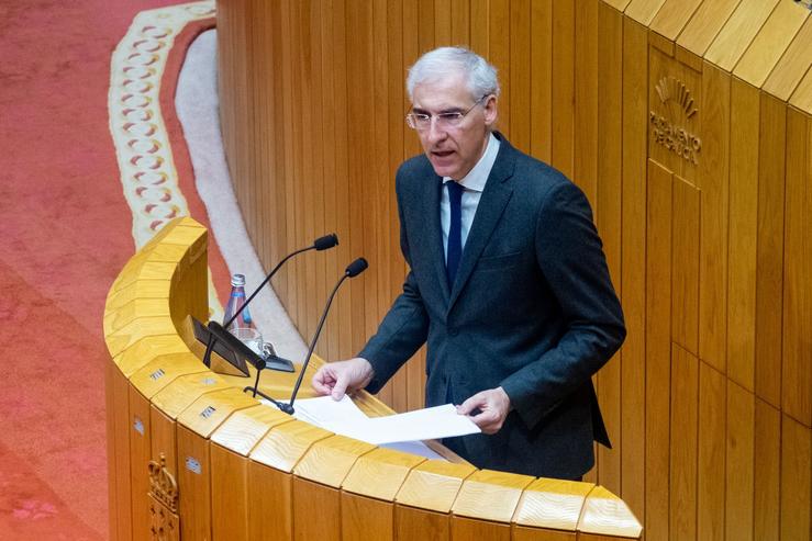 Parlamento Ou Vicepresidente Primeiro E Conselleiro De Economa, Industria E Innovacin, Francisco Conde, Comparecer, A Peticin Propia, Para Informar Sobre A Situacin E Perspectivas Do Desenvolvemento Elico En Galicia. Foto XoN Crespo. Xunta de Galicia / Europa Press