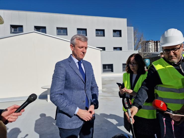 Alfonso Rueda esta mañá en Vigo.. PEDRO DAVILA-EUROPA PRESS / Europa Press