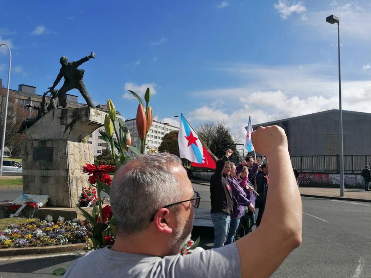 Ferrol lembra a Amador Rei e Daniel Rei no 51º aniversario do seu falecemento o 10 de marzo de 1972 / Europa Press